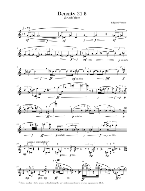 Density 21.5 – Edgard Varèse
