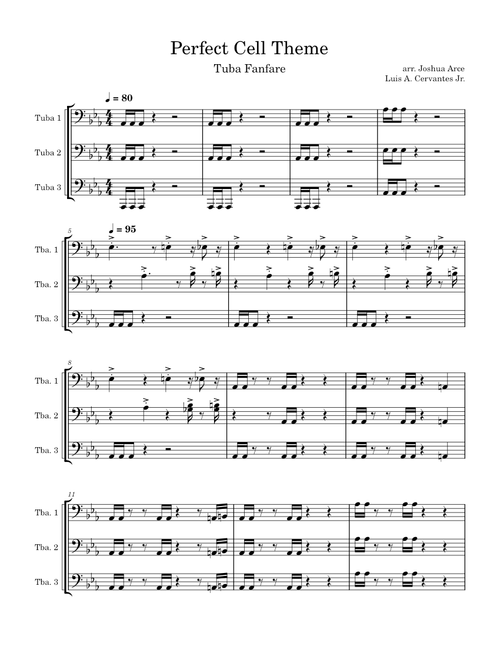Perfect Cell Theme Tuba Fanfare