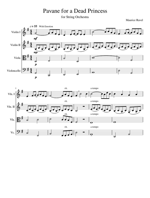 Pavane for a Dead Princess (updated)