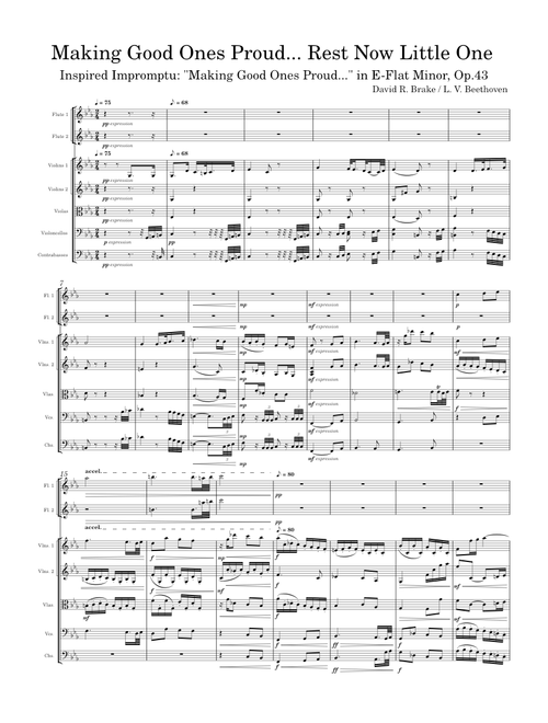 Symphony No. 3 in E-flat Major, Op. 55 (''Eroica'') – Ludwig van Beethoven She Said She was Proud... Rest Now Little One