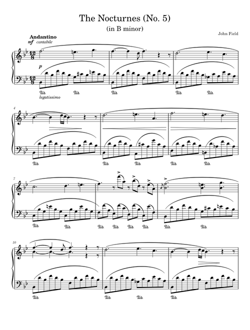 The Nocturnes (No.5) - John Field