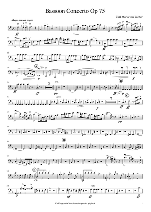 CONCERTO F MAJOR OP. 75 JV 127 POCHE