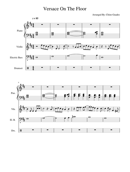 Versace On The Floor - violin