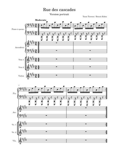 Rue des cascades – Yann Tiersen