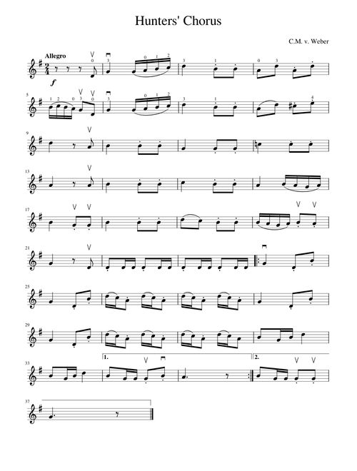 Hunters' Chorus