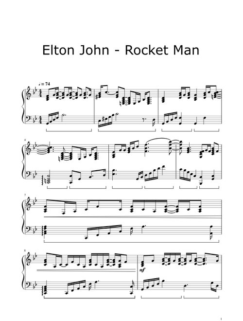 Elton John - Rocket Man