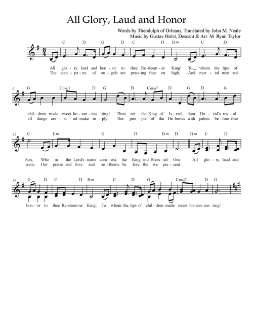 Thanksgiving! (2022) - A collection of 14 songs for rejoicing in the season of thanks. (Arr. M. Ryan Taylor) (Ukulele Chords-Lyrics)