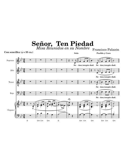 Reunidos en su nombre - Señor, ten piedad – Francisco Palazón