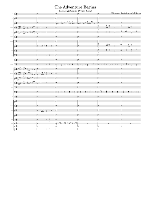 The Adventure Begins - Kirby's Return to Dream Land – Hirokazu Ando