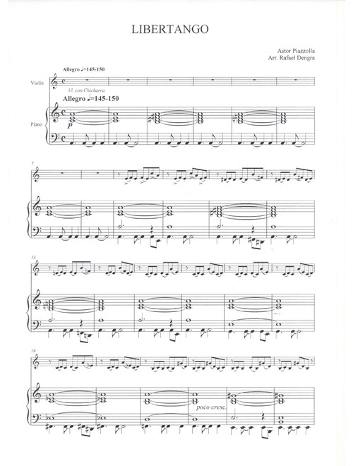 Astor Piazzolla's Libertango Adapted For Merry Christmas (Arr. Rafael Dengra) - Daniel Boddu George (Violin and Piano)