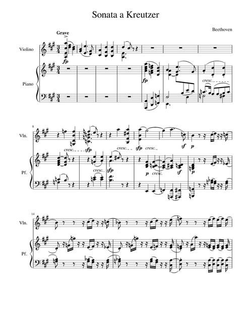 Sonata a Kreutzer