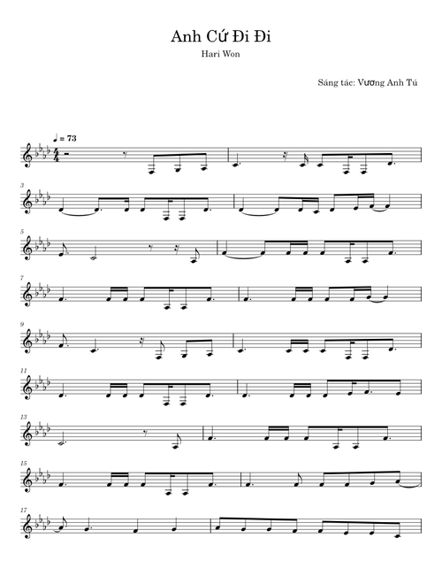 Anh cứ đi đi - Vương Anh Tú