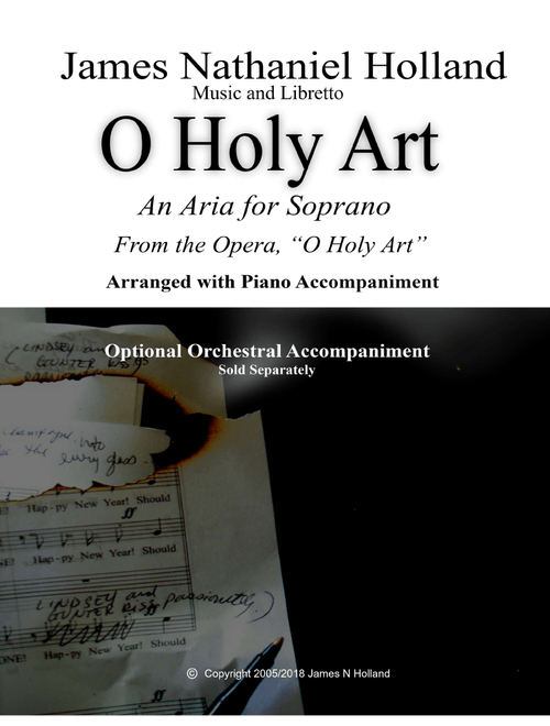 O Holy Art, Aria for Soprano with Piano Accompaniment, James Nathaniel Holland (Instrumental Solo (with Piano Accompaniment))