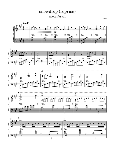 snowdrop (reprise) - tanzz