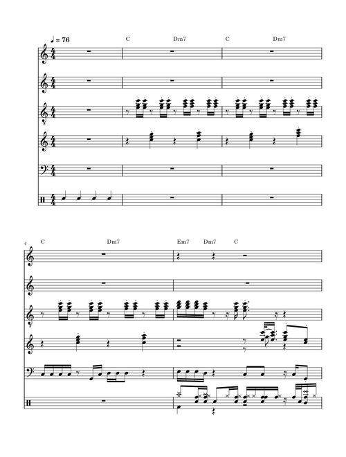 Jamaica Farewell Accompaniment Mode