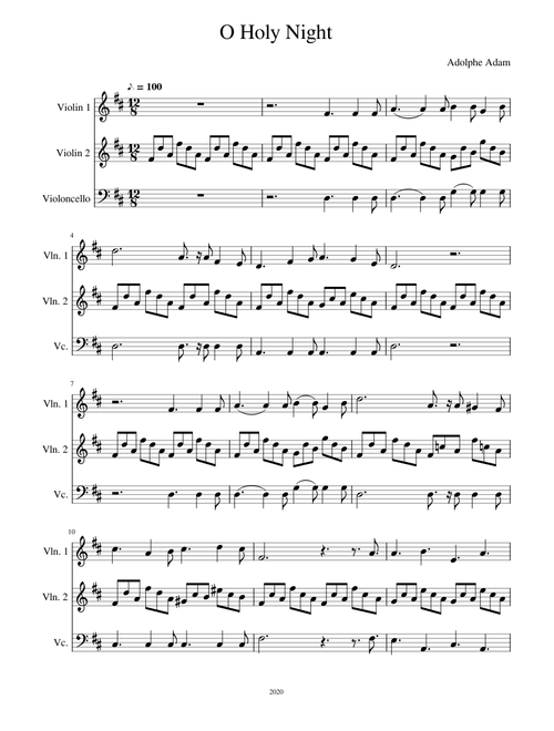 O Holy Night Strings