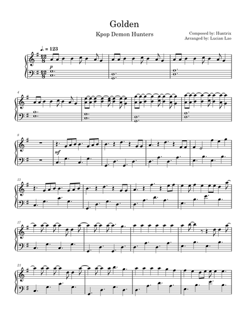 Golden (Piano)