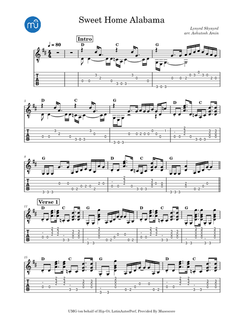 GTR109-M11 Sweet Home Alabama