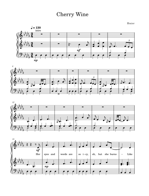 Cherry wine – Hozier