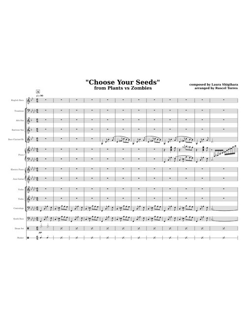 Choose your Seed – Laura Shigihara Choose Your Seeds (Jazz Waltz Version) Plants vs. Zombies - Reeds and Seeds