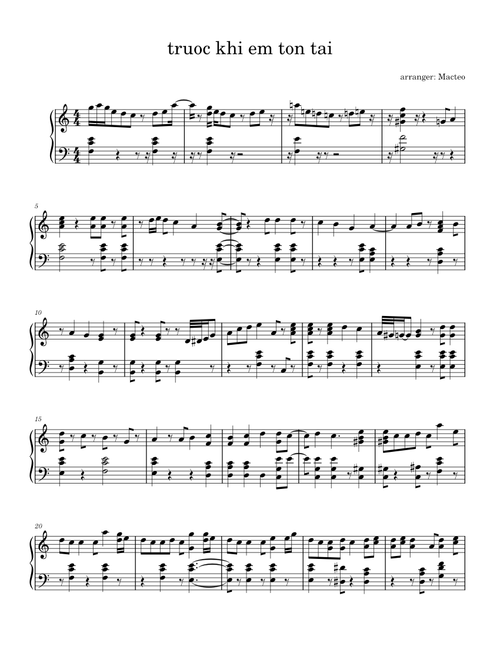 Trước Khi Em Tồn Tại