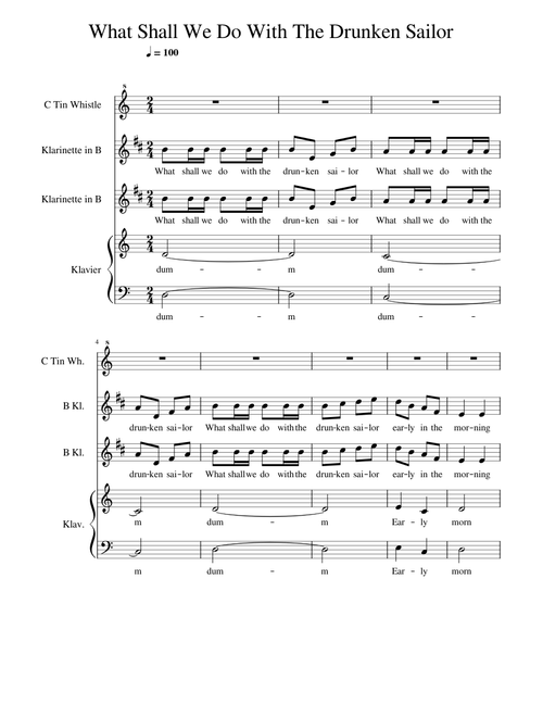 Drunken Sailor – Misc Traditional