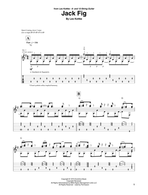 Jack Fig - Leo Kottke (Solo Guitar)