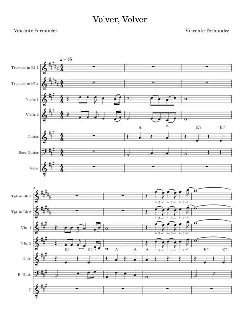 Volver, volver - Vincente Fernandez