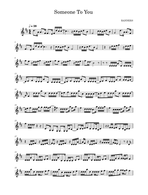 Someone to you – Banners (Solo Violin)