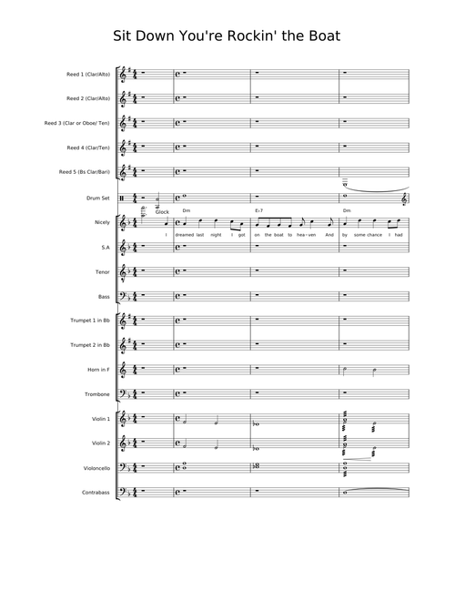 Sit Down You're Rockin' The Boat – Frank Loesser