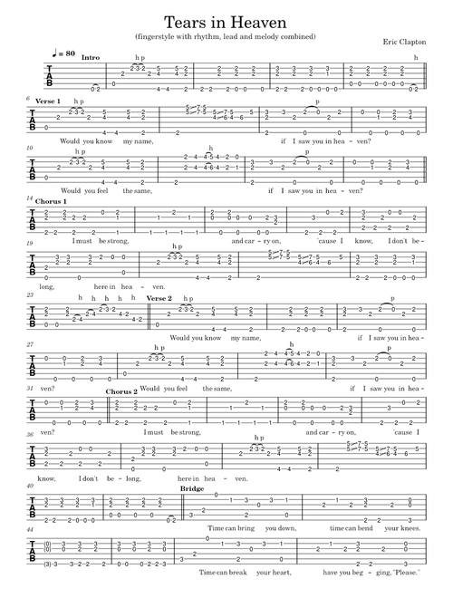 Tears in Heaven