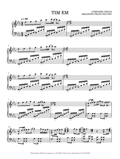 Tìm Em – Hngle (arr. phung)
