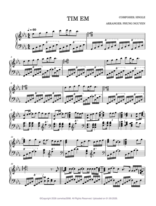 Tim Em – Hngle (arr. phung)