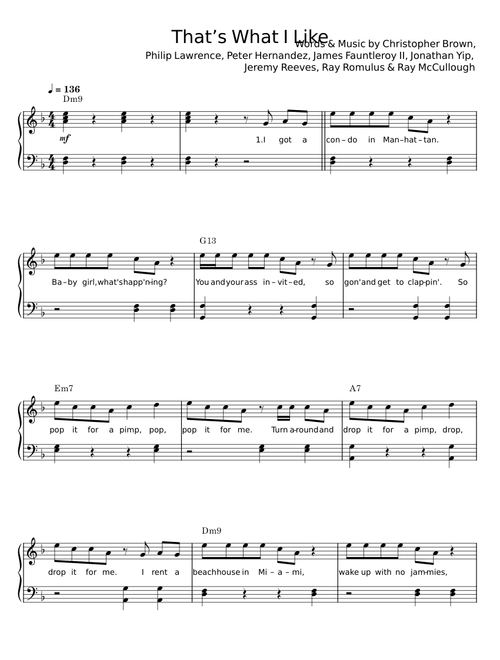 That’s What I Like - Christopher Brown