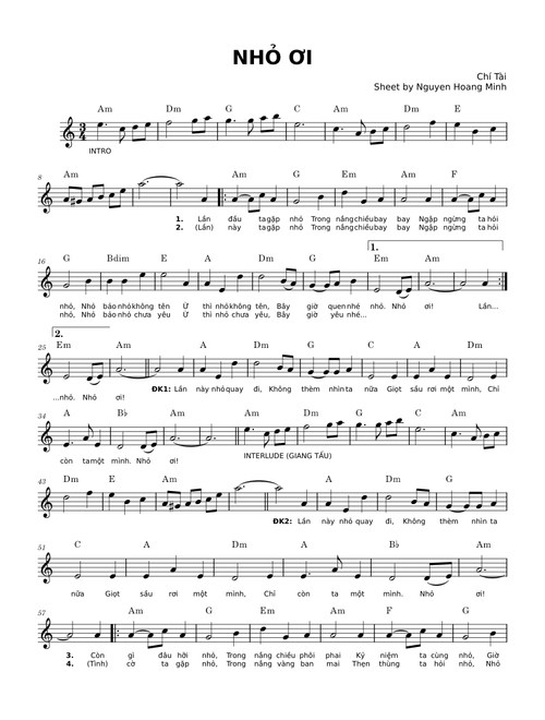 Nhỏ ơi – Chí Tài