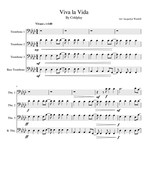 Viva la Vida Trombone Quartet