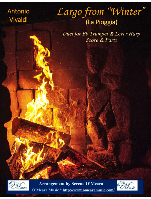 Largo from “Winter”, Duet for Bb Trumpet & Lever Harp (Arr. Serena O'Meara) - Antonio Vivaldi (Instrumental Duet)