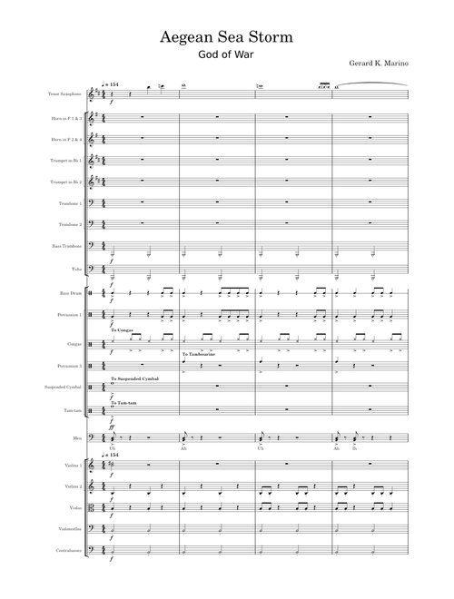 Aegean Sea Storm - God of War  – Gerard K Marino [Unofficial Score]