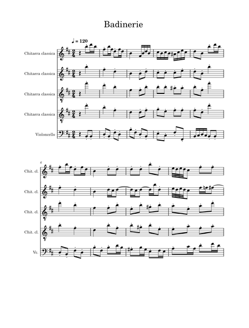 Badinerie – Johann Sebastian Bach Guitar