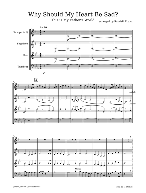 This Is My Father's World – Traditional English Folksong