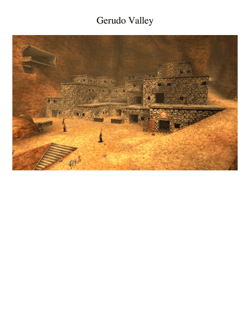 Gerudo Valley (The Legend of Zelda: Ocarina of Time)