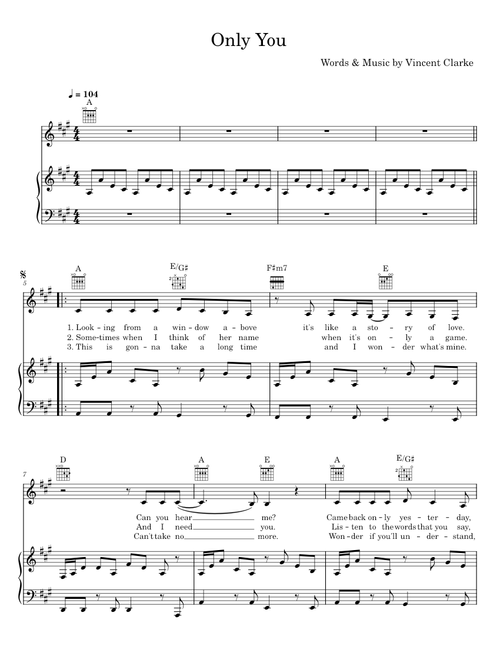 Only You - Vincent Clarke