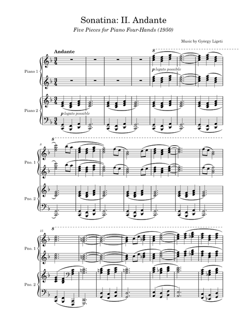 Sonatina: II. Andante