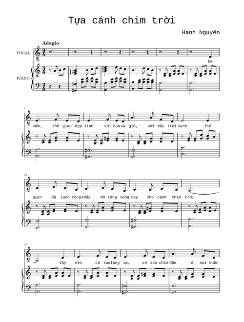 Tựa cánh chim trời