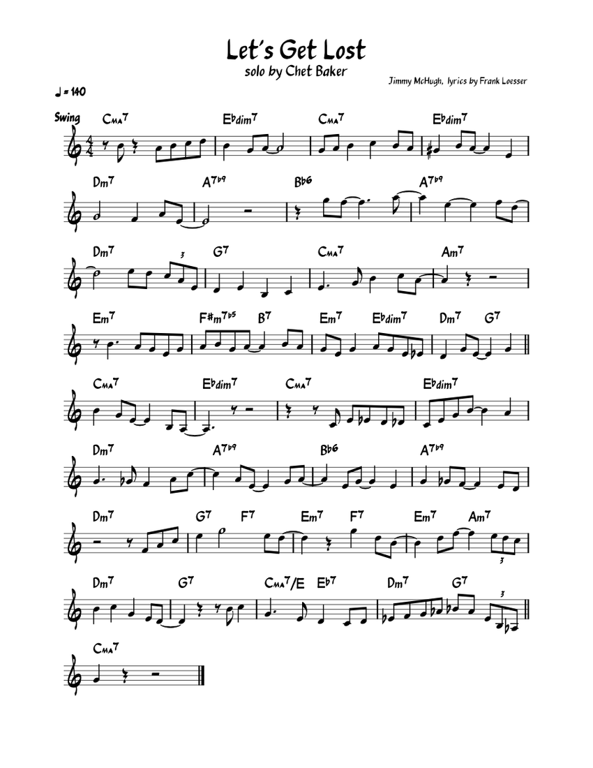 注目のブランド Msize Let's Get Lost/P13/chetbaker/フレーム付