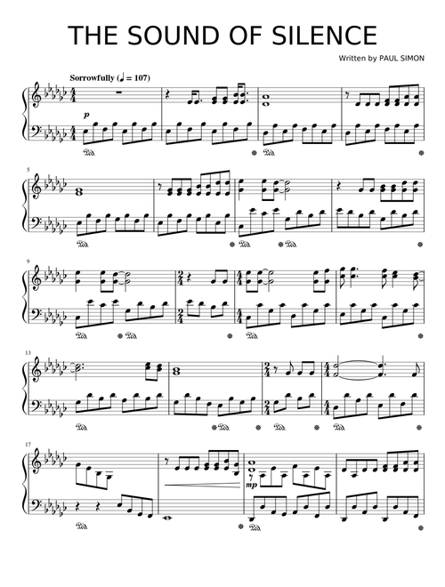 The Sound of Silence - Simon & Garfunkel