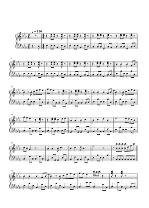 Rouge no Dengon – Yumi Matsutoya Sheet Music for Piano (Solo
