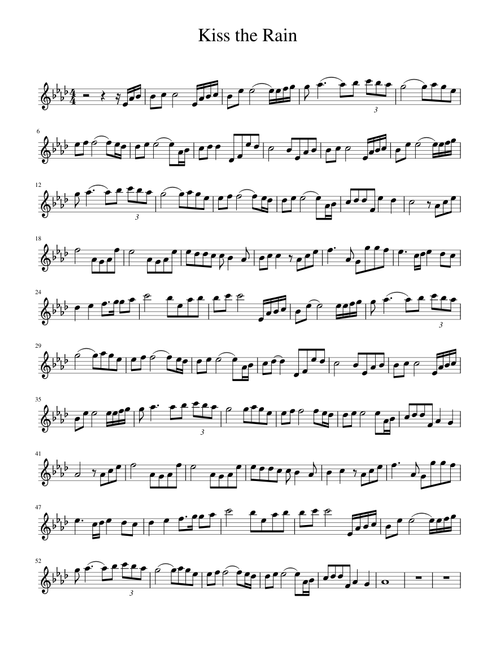 Kiss The Rain - Yiruma