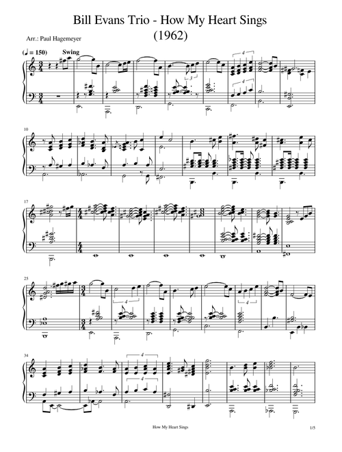 Bill Evans Trio - How My Heart Sings