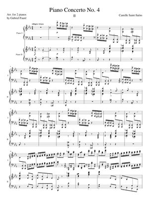 Saint-Saëns Piano Concerto No. 4, 1st Mvmt (Arr. for 2 pianos 